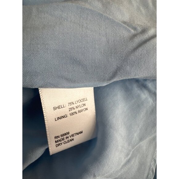 Gianni Bini caelynn Bell Womens Light Blue Deirdre Dress Size 12 midi New $189 - Picture 7 of 8